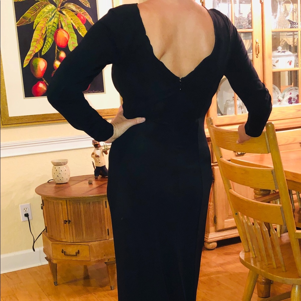 Armani Collezioni Full Length Black Dress